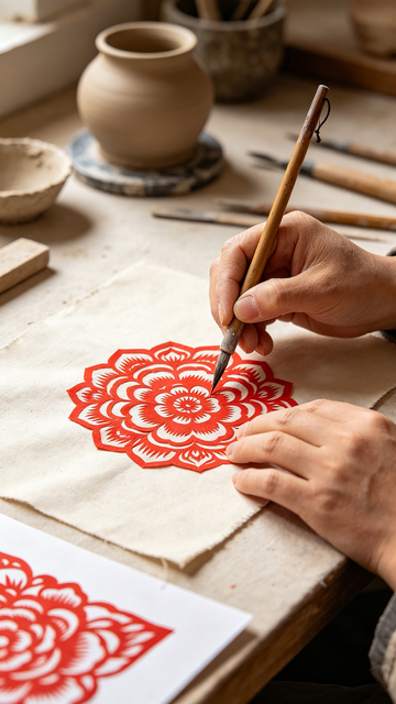 剪纸艺术手工创作