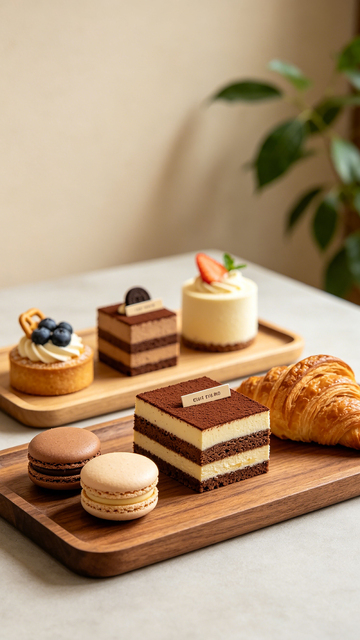 小蛋糕甜点美食摄影图片