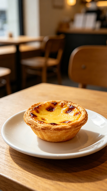 咖啡店蛋挞美食摄影