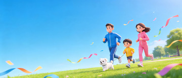 3d卡通温馨家庭主题banner6