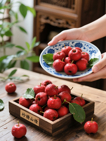 复古风山楂静物摄影