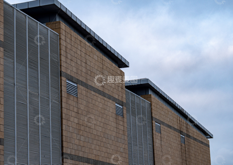 高清大图下载【趣麦麦图】杨浦滨江发电厂遗址现代建筑外观摄影