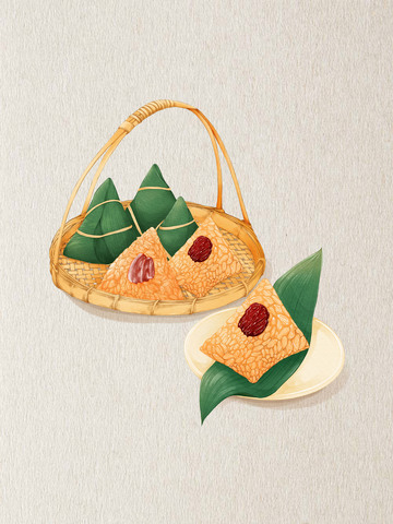 粽子插画设计素材