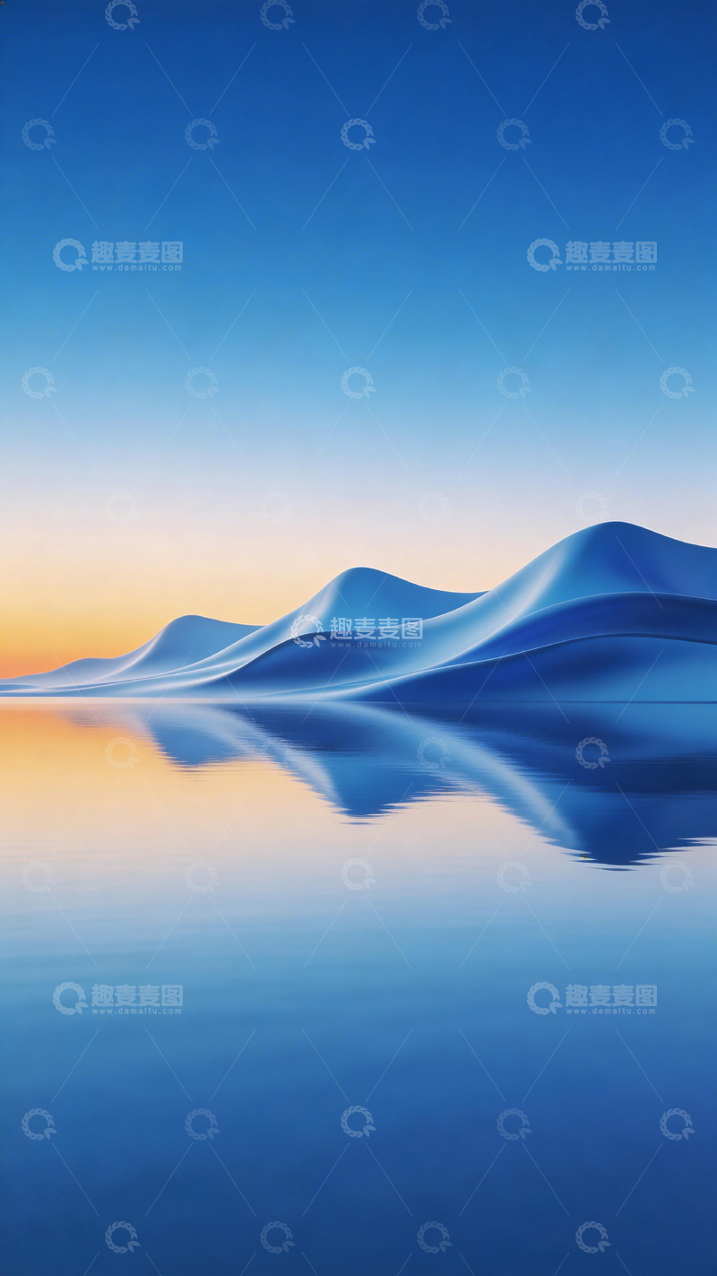 高清大图下载【趣麦麦图】梦幻山水倒影美景