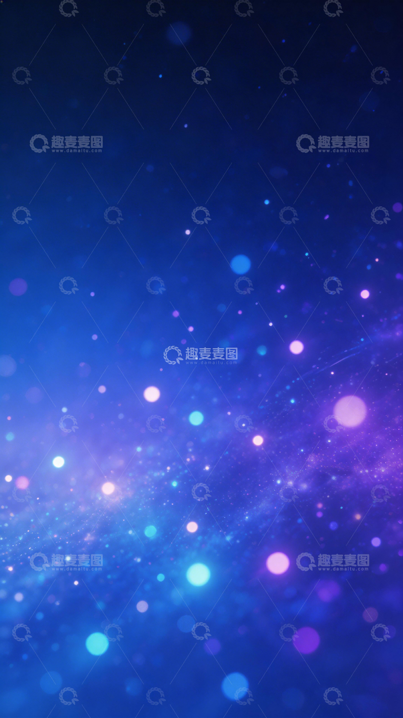 高清大图下载【趣麦麦图】星空梦幻光斑背景