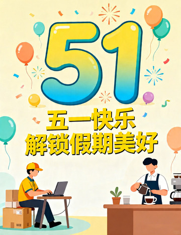 五一劳动节庆祝海报设计素材