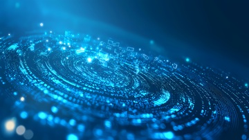 科技感数字漩涡抽象背景