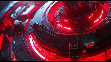 未来科技机械装置特写