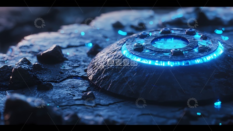 高清大图下载【趣麦麦图】-科幻风神秘装置