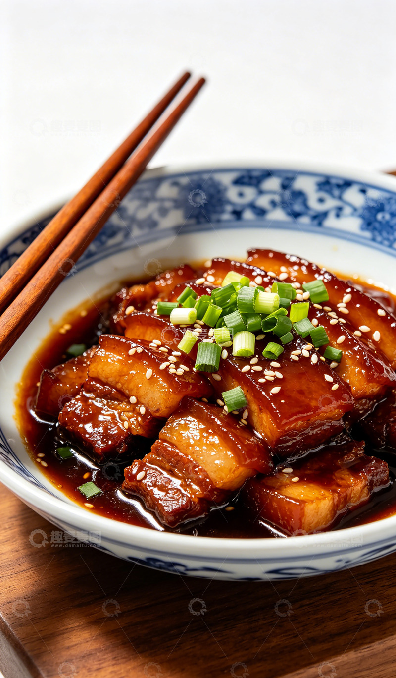 高清大图下载【趣麦麦图】中式红烧肉美食图片摄影