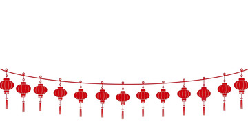 红色灯笼流苏幻影梦境