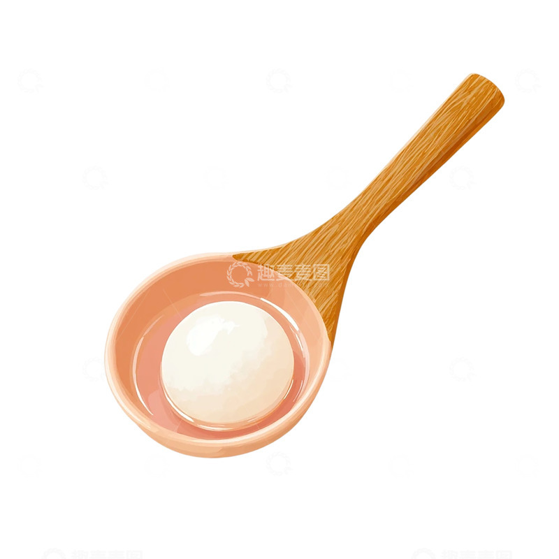 高清大图下载【趣麦麦图】-一勺温柔甜滑的团圆梦