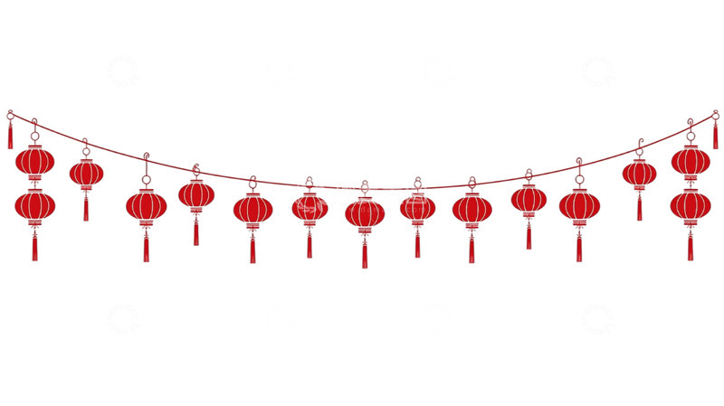 高清大图下载【趣麦麦图】灯笼流苏轻舞繁华夜