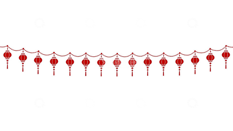 高清大图下载【趣麦麦图】灯笼流苏的璀璨夜空奇迹
