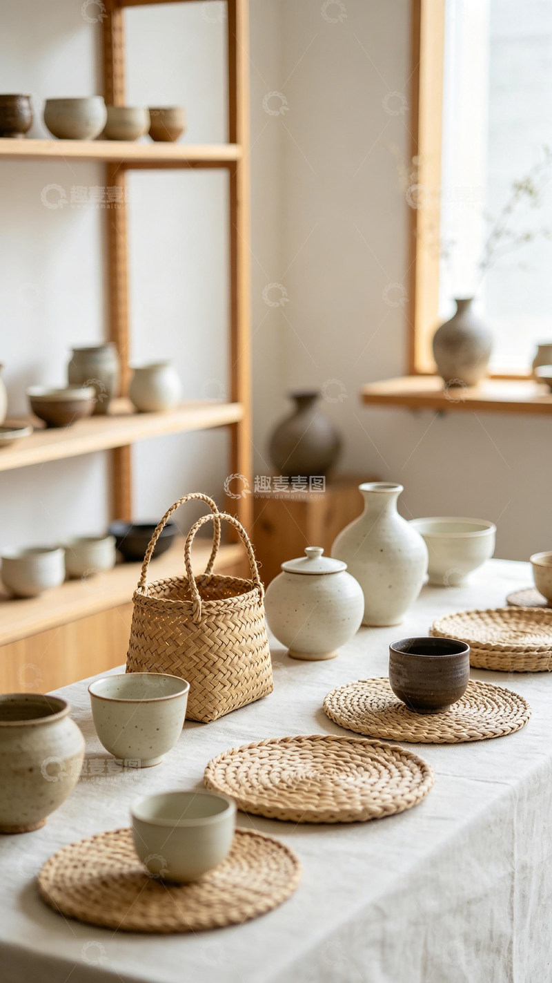 高清大图下载【趣麦麦图】陶瓷艺术品展示