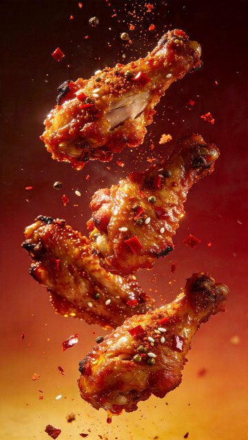 商业级视频广告大片辣烤鸡翅2