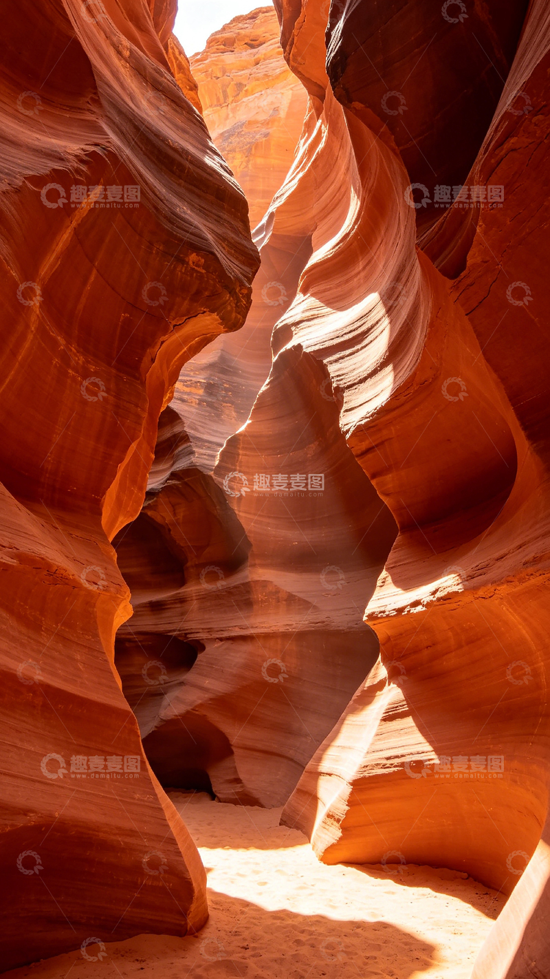 高清大图下载【趣麦麦图】红岩峡谷光影之美