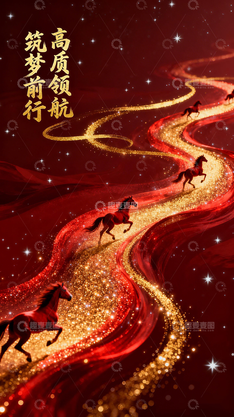 高清大图下载【趣麦麦图】筑梦前行高质领航