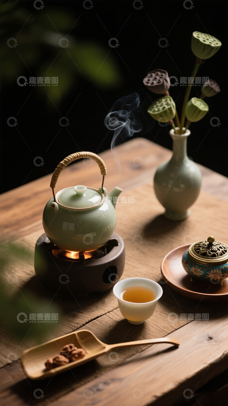 高清大图下载【趣麦麦图】古风茶道静物摄影2