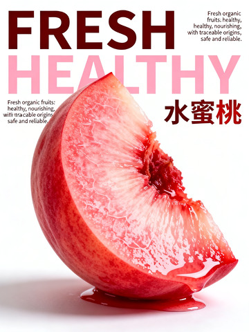 新鲜健康水果海报设计