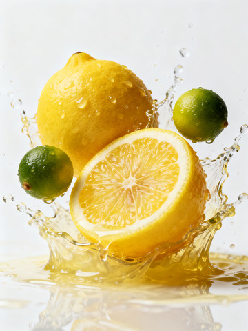 动感水果水花摄影