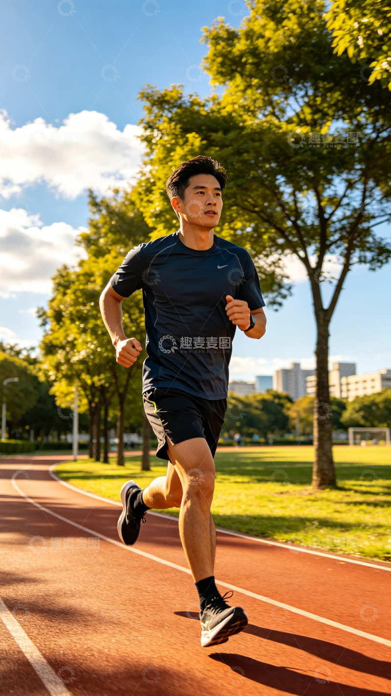 高清大图下载【趣麦麦图】户外运动跑步场景摄影