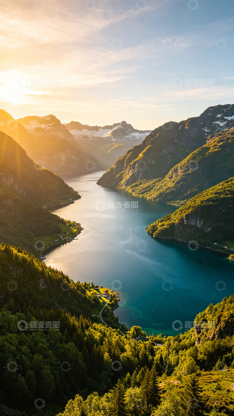 高清大图下载【趣麦麦图】山水风景日出风光摄影