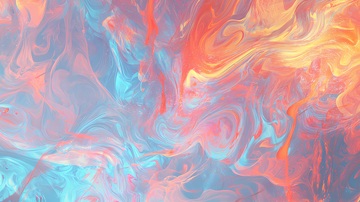 绚丽色彩流动图案抽象艺术