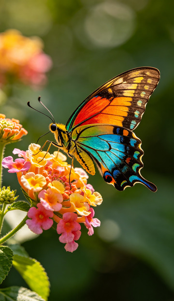 彩蝶恋花风光摄影