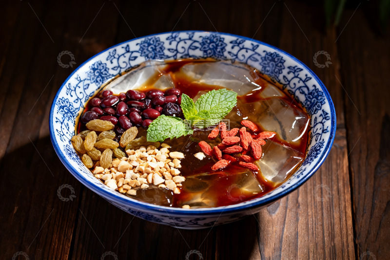 高清大图下载【趣麦麦图】夏季特色凉粉清凉饮品4