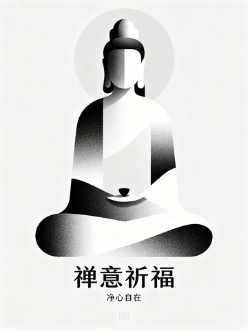 禅意 打坐 佛