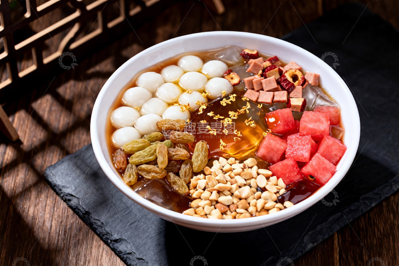 高清大图下载【趣麦麦图】-水果冰粉凉粉糖水4