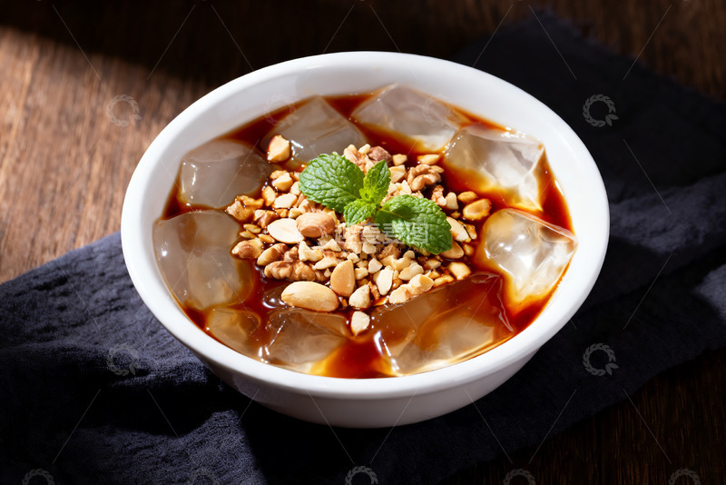 高清大图下载【趣麦麦图】传统多料冰粉小吃3