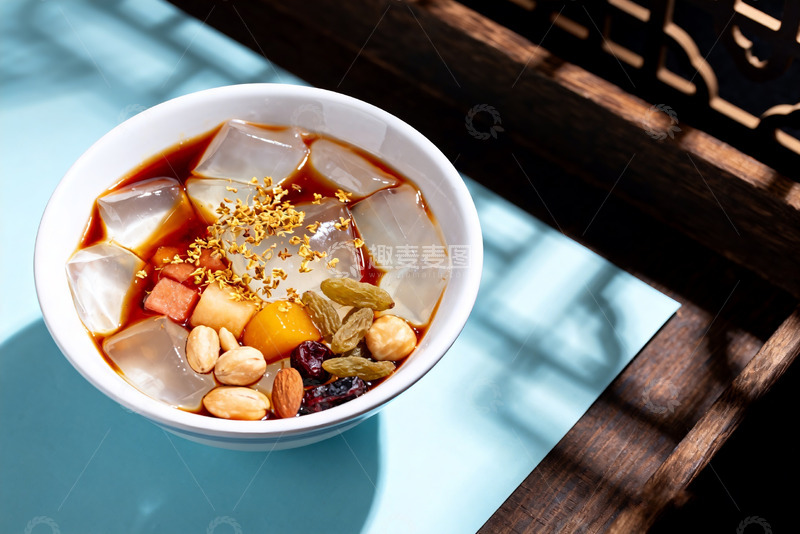 高清大图下载【趣麦麦图】-水果冰粉凉粉糖水1