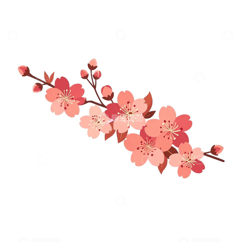 高清大图下载【趣麦麦图】桃花纷舞春日盛宴
