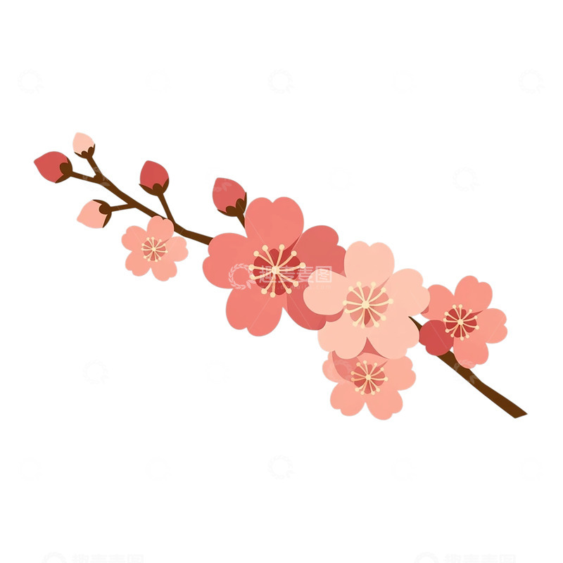 高清大图下载【趣麦麦图】绽放于春日的桃花奇迹
