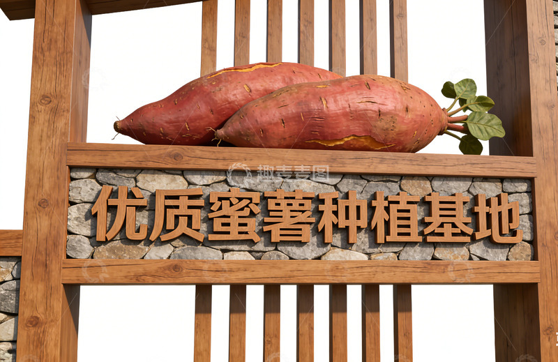 高清大图下载【趣麦麦图】优质蜜薯种植基地展示