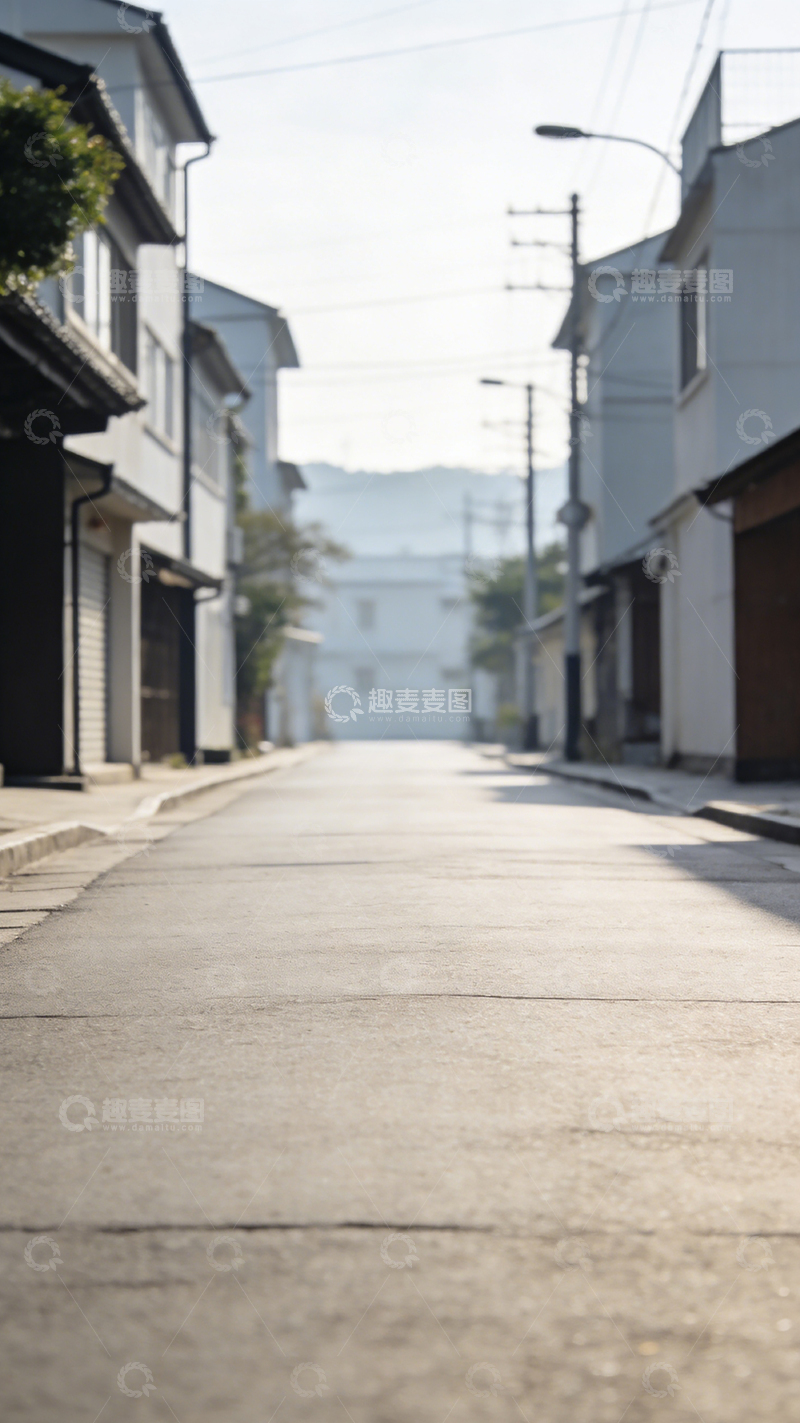 高清大图下载【趣麦麦图】安静小镇街道摄影作品