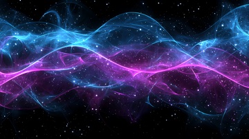 星空波纹梦幻视觉效果
