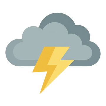 暴风雷电云的暗影交响