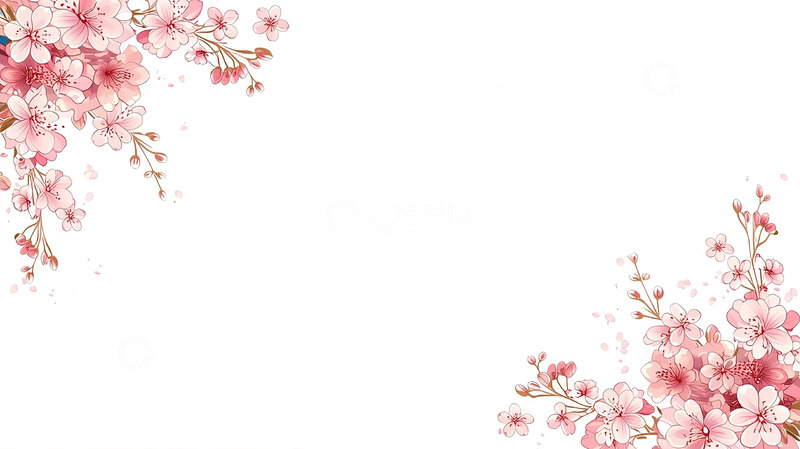 高清大图下载【趣麦麦图】春日花海角落静谧装点