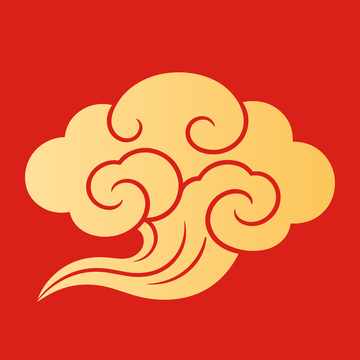 祥云矢量插画元素素材