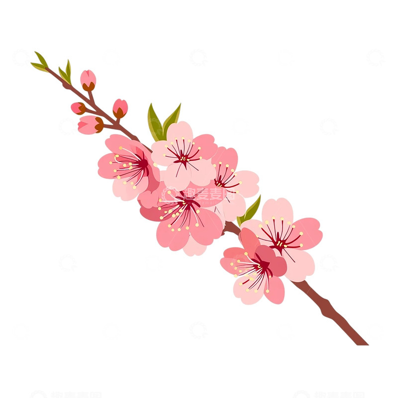 高清大图下载【趣麦麦图】桃花万象春意盎然