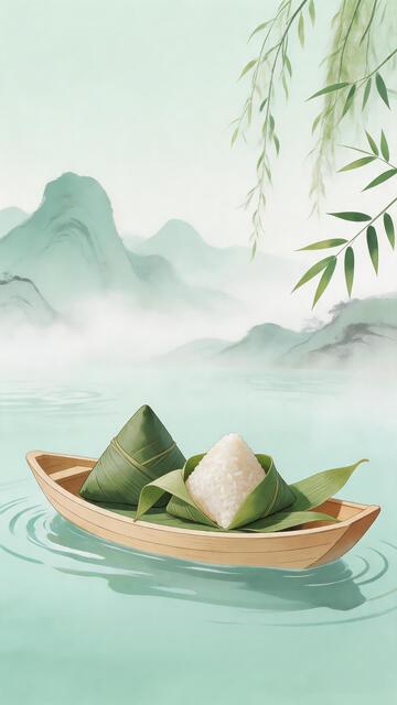 端午节背景竖版