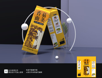 面条包装设计香菇面条