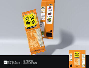 鸡蛋面条包装设计