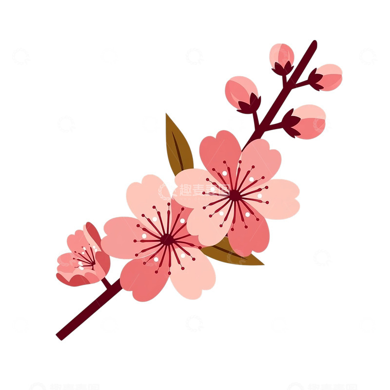 高清大图下载【趣麦麦图】春日桃花的绚丽奇迹