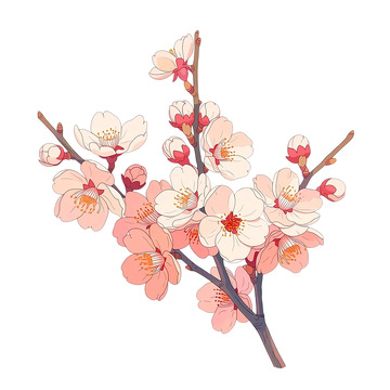 梦幻杏花繁花似锦