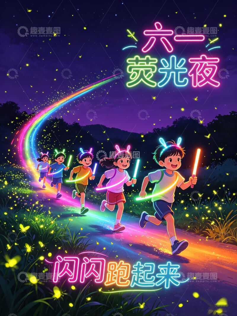 高清大图下载【趣麦麦图】欢乐，童真，礼物