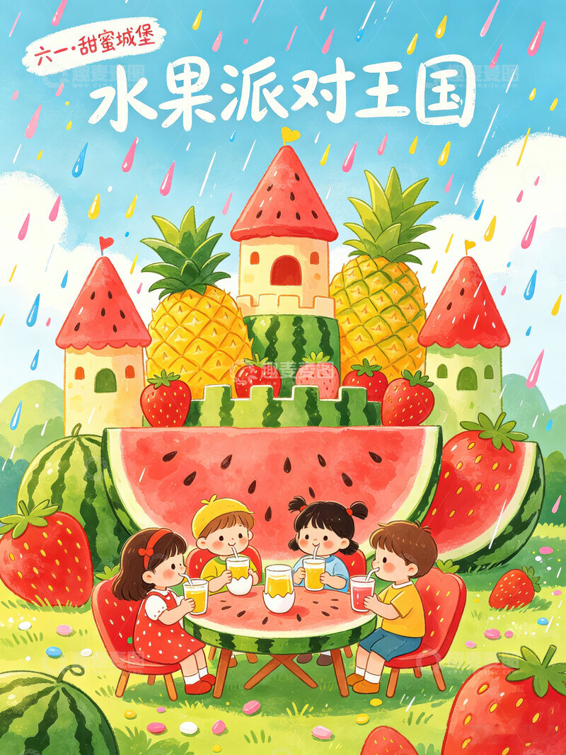高清大图下载【趣麦麦图】欢乐，童真，气球